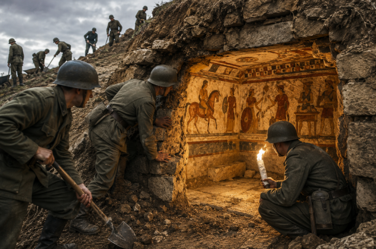 Войници ли откриват Казанлъшката тракийска гробница през април 1944 г.?